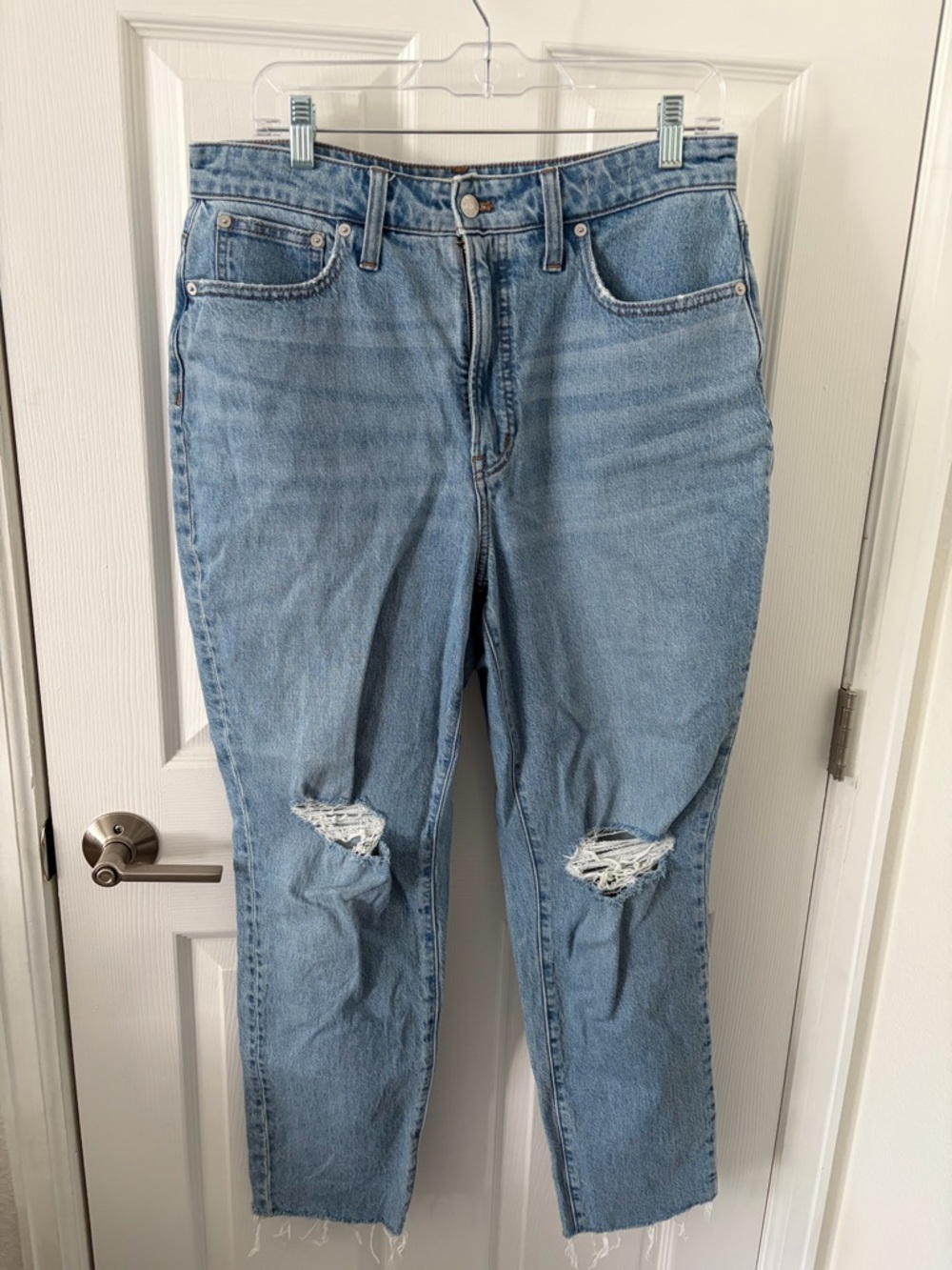 Madewell Curvy Perfect Vintage Jean Distressed